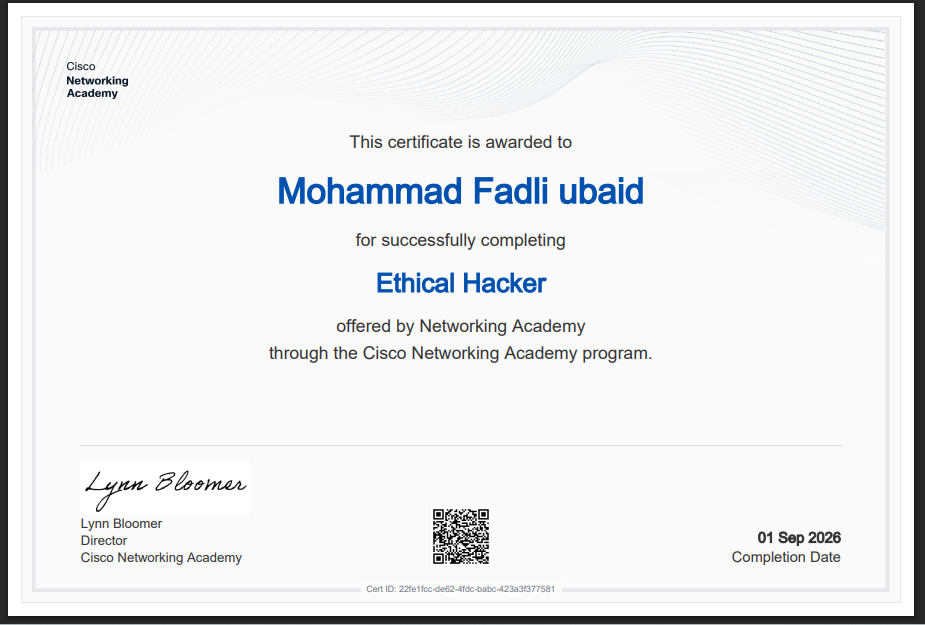 Sertifikat Cisco